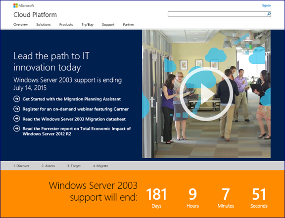 Windows Server 2003 kết thúc hỗ trợ vào giữa tháng 7/2015 ảnh 1